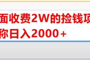（5605期）外面收费2w的直播买货捡钱项目，号称单场直播撸2000+【详细玩法教程】