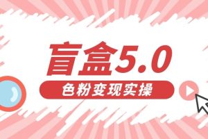 盲盒交友变现5.0（色粉变现）日入500+