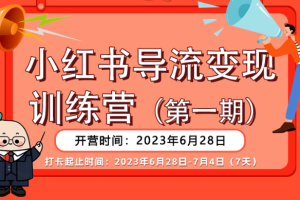 小红书导流变现营，一线实操实战团队总结，真正实战，全是细节！