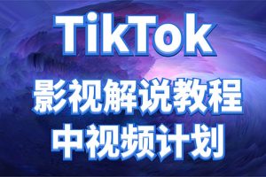 外面收费2980元的TikTok影视解说、中视频教程，比国内的中视频计划收益高