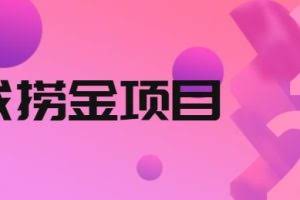 外面收688的游戏捞金项目，无技术含量，小白自己测试即可【视频课程】