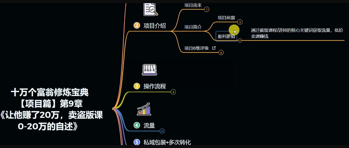 十万个富翁修炼宝典之9.让他赚了20万，卖盗版课0-20万的自述插图2