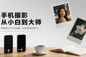 手机摄影从小白到大师，零基础带你学习手机摄影，拍出朋友圈点赞大片