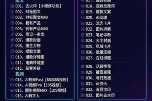 （18063期）玫瑰克隆工具，ai智能体软件，自媒体神器，一键爆款，60多个功能的详细教程。