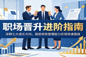 职场晋升进阶指南：深耕七大成长方向，提前修炼管理能力实现快速提拔