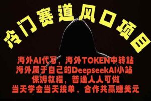 (18714期)冷门赛道风口项目 海外AI代写!0成本运作完全免费!当天注册当天接单,接单接到手抽筋,无脑…